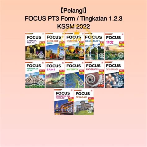 Pelangibuku Rujukan Focus Pt Kssm Form Tingkatan Edisi