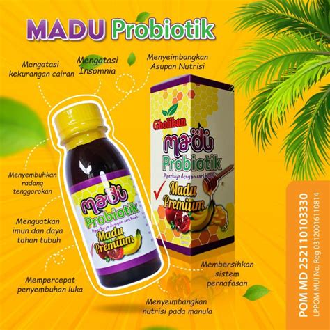 Jual Madu Probiotik Sari Buah Gholiban G Shopee Indonesia