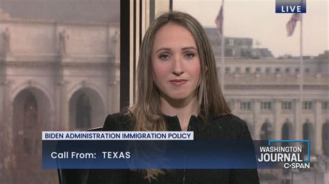 Stef Kight on Biden Administration Immigration Policy | C-SPAN.org