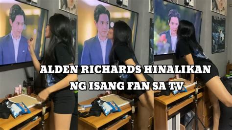 ALDEN RICHARDS HINALIKAN NG ISANG FAN SA TV PINOY MEMES FUNNY VIDEOS