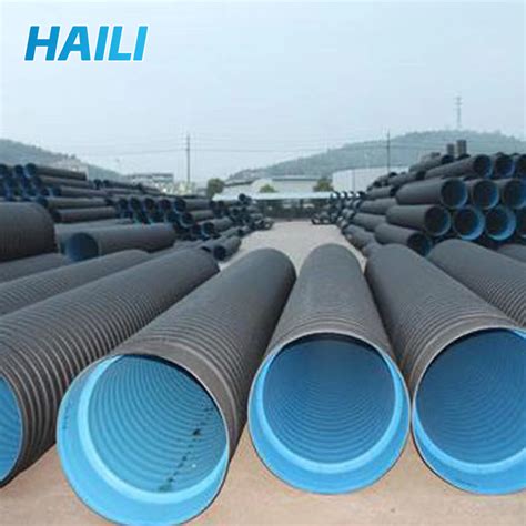 Hdpe Double Wall Corrugated Pipe 2 Inch Perforated Drain Pipe Culvert