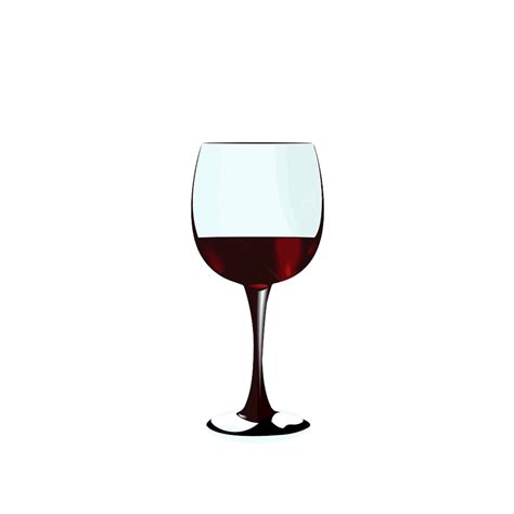 Um Copo De Vinho Tinto Isolado Em Um Fundo Branco Png Uva Coquetel Vinho Imagem Png E Vetor