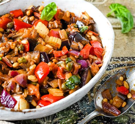 Easy Sicilian Caponata Recipe Caponata Alla Siciliana Larder Love