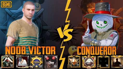 Noobplayer Vs Pro Conquerorplayer Tdm Match All Conqueror Player