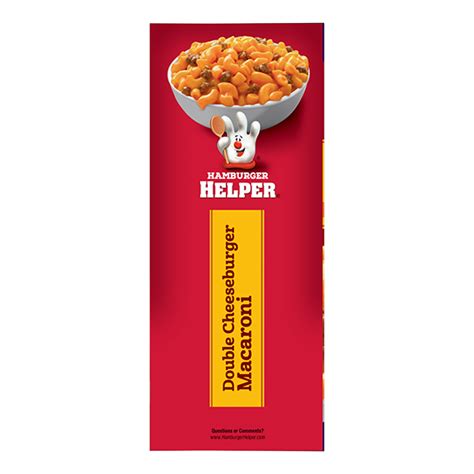 Hamburger Helper Double Cheeseburger Macaroni Value Size