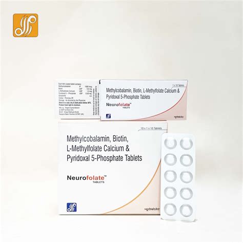 Neurofolate Methylcobalamin Biotin L Methylfolate Calcium