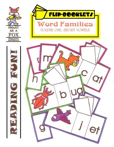 Short Vowels Flip Booklets Teaching Resources