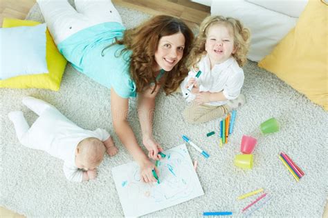 Babysitter Stock Photo Image 33656420