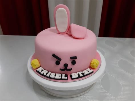 Bt21 Cooky Just Cakes By Christalyn Simple Cake Designs Cake