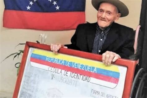 El Hombre Más Longevo Del Mundo Es Venezolano Juan Vicente Pérez Tiene