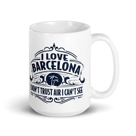 Taza De Barcelona Taza De Café De Barcelona Taza Divertida De