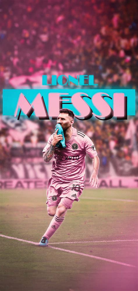 Download Lionel Messi Inter Miami Promotional Artwork Wallpaper