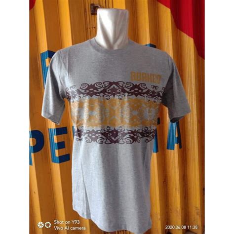 Jual Baju Kaos Cowo Cewe Motif Etnhik Dayak Baju Distro Shopee