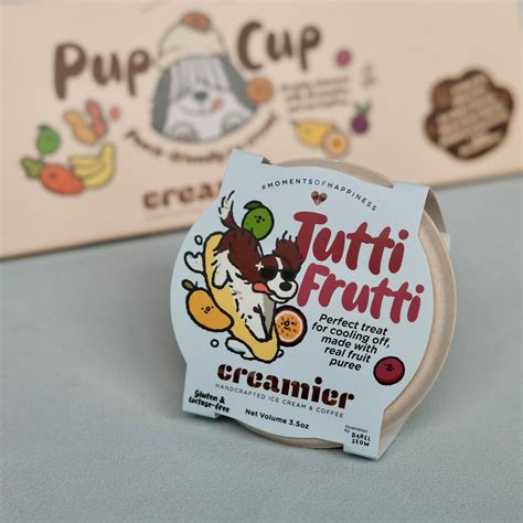 Pamper Your Pup With Tutti Fruitti Pup Cup Fruity Ice Cream Delight