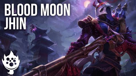 Blood Moon Jhin Skin Close Up Spotlight League Of Legends Youtube