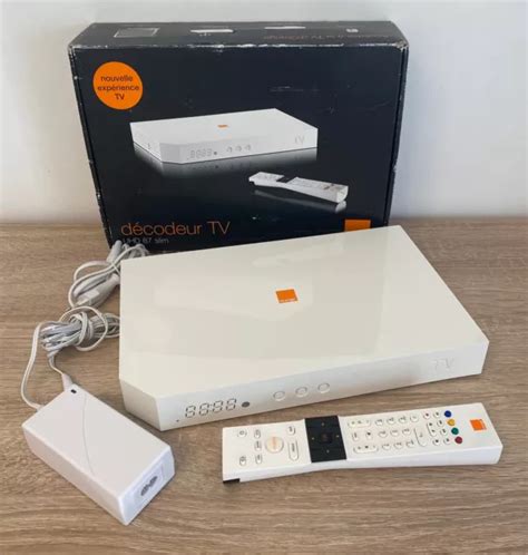 D Codeur Livebox Tv Uhd Slim Alimentation T L Commande Orange