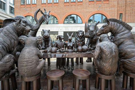 See The Wild Table Of Love Animal Sculpture In Paternoster Square