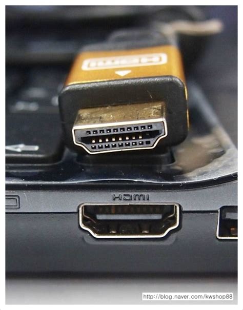 광 Hdmi 케이블로 노트북 스마트tv에 연결방법 네이버 블로그