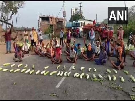 Farmers Stage Protest Against Police In Nalanda