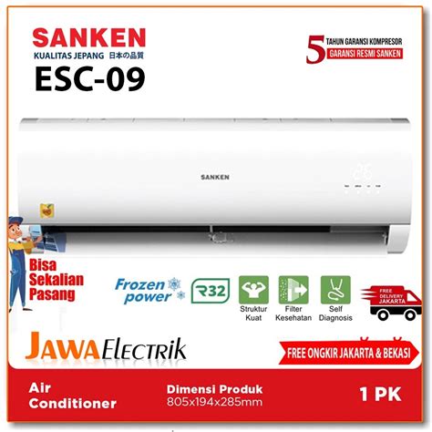 Jual Sanken Ac Pk Air Conditioner Pk Esc D L Free Pemasangan