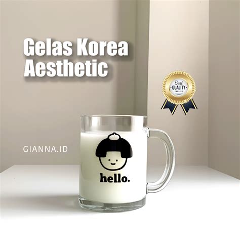 Jual New Arrival Design Illustrated By Ple Korea Gelas Korea