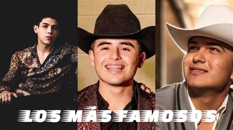 Top 5 Cantantes Famosos Mas Jovenes Del Regional Mexicano Cornelio Vega Ulices Chaidez And Mas