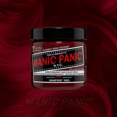 Vampire Red High Voltage Classic Hair Dye | Manic Panic UK