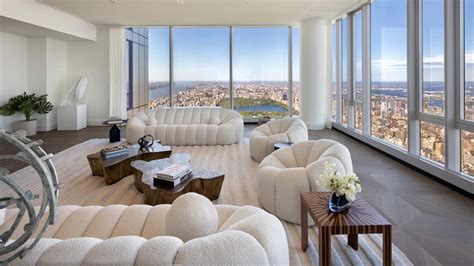 Inside A Sky High 63 Million Penthouse Set 1000 Feet Over New York City