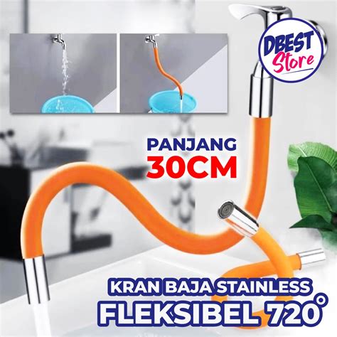 Jual SELANG 360 Derajat Keran Fleksibel Kran Selang Bengkok Sambungan