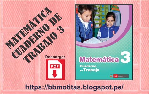 Cuaderno De Trabajo Matem Tica Materiales Educativos Para Inicial