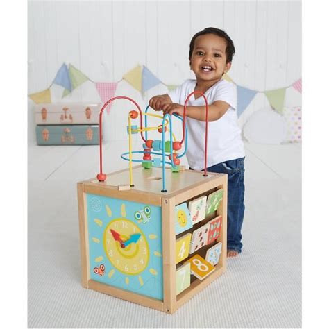 Cube Activit En Bois Room Studio Cdiscount Jeux Jouets