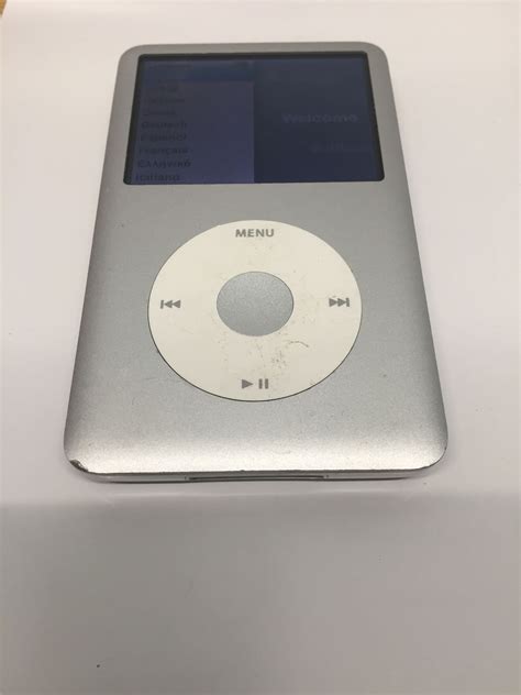 Apple Ipod Classic 6th Gen A1238 160gb Silver Ios 9 3 Ipod 784090090942 Ebay