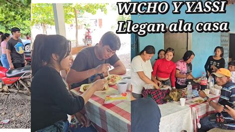 WICHO Y YASSI Llegan A Comer Ala CasaVean Lo Q Nos Llevo Para El