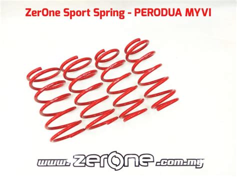 Zerone Type S Lowering Spring Perodua Myvi ZerOne