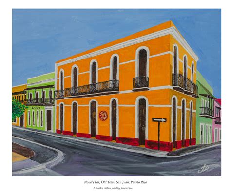 Old Town San Juan Puerto Rico Artist Signed Giclée Print 20 - Etsy