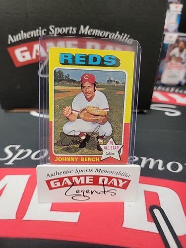 1975 Topps Johnny Bench Reds NL All Star 260 GDL EBay