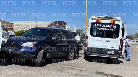 Aparatoso Accidente Deja Dos Lesionados Y Da Os Materiales Ntr Zacatecas