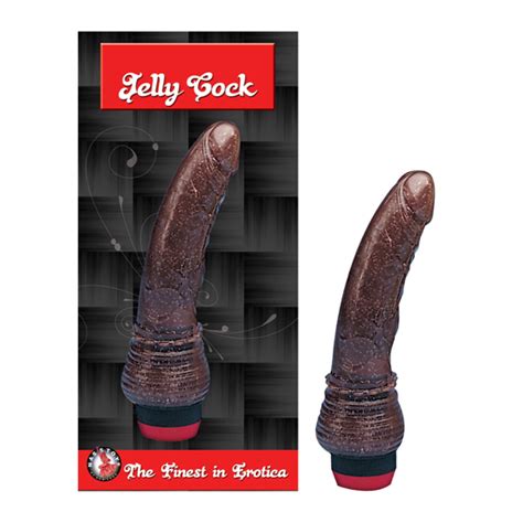 JELLY COCK BROWN Varta Mayoreo Distribuidora De Juguetes Sexuales