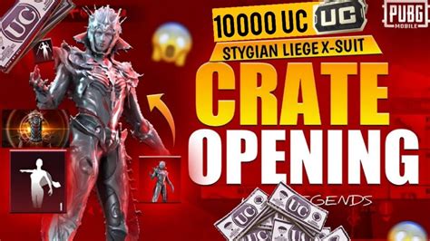 New Stygian Liege X Suit Crate Opening Uc In Bgmi Youtube