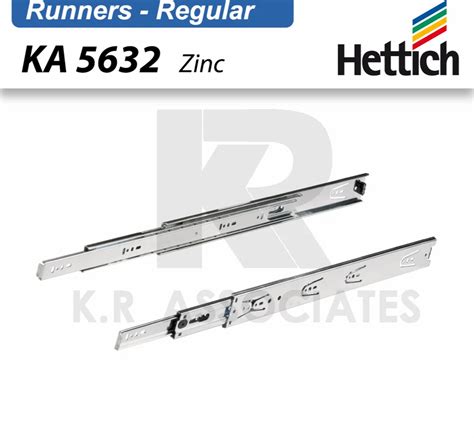 Zinc Manual Hettich Ka Telescopic Channel Regular For Drawers And