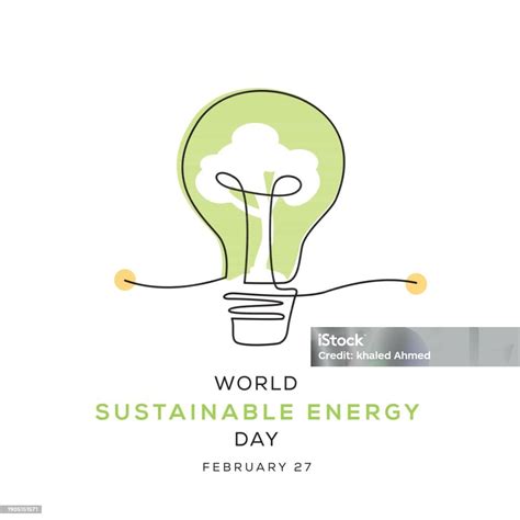 World Sustainable Energy Day Stock Illustration Download Image Now Abstract Alertness Art