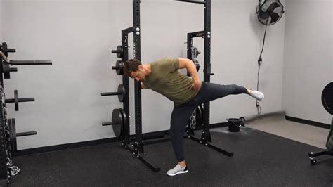 Single Leg Hinge Hip Intext Rotations Youtube