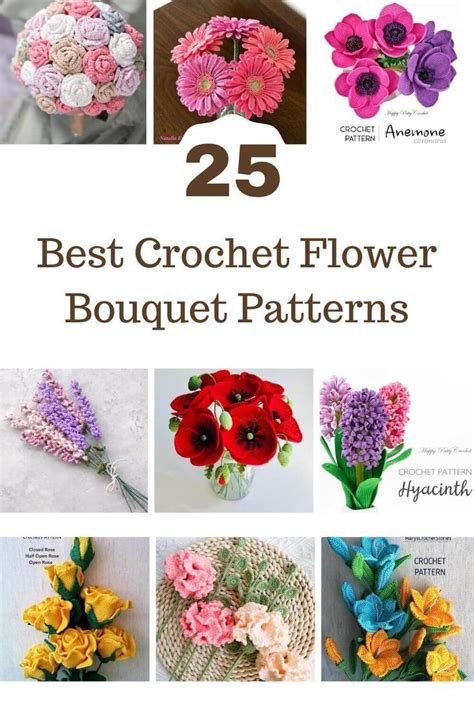 Most Beautiful Crochet Flower Bouquet Patterns Artofit