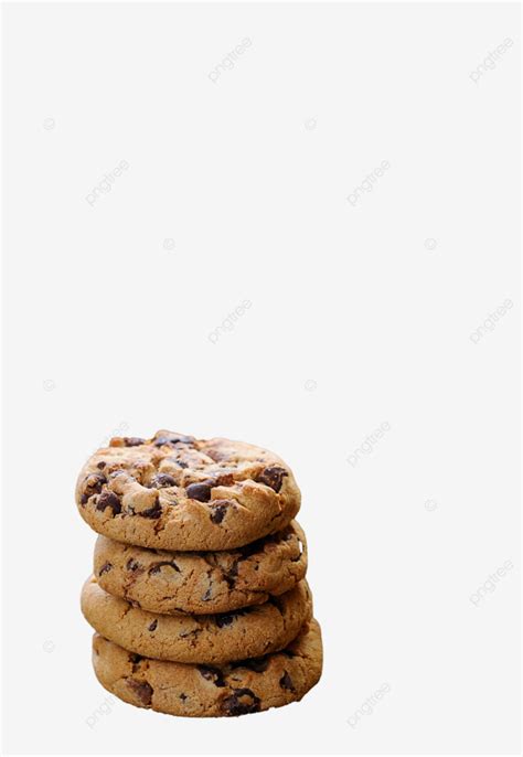 Close Up Of Several Piles Of Chocolate Cookies Sweet Dessert Biscuit