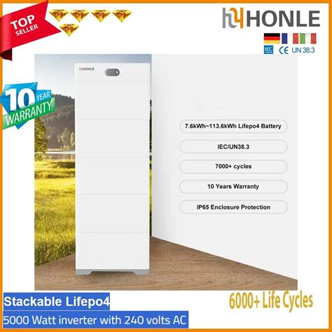 Honle All New High Voltage V Kwh Solar Lithium Ion Home Solar