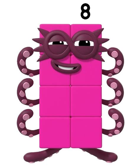 Eight From Numberblocks By Alexiscurry On Deviantart Block Birthday Number Fun Birthday