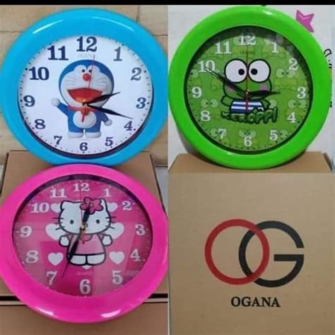 Jual JAM DINDING KARAKTER JAM DINDING TALIGRAFI JAM DINDING DORAEMON