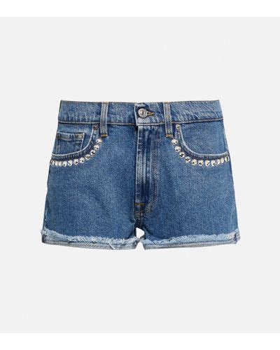 7 For All Mankind Jean And Denim Shorts For Women Online Sale Up To