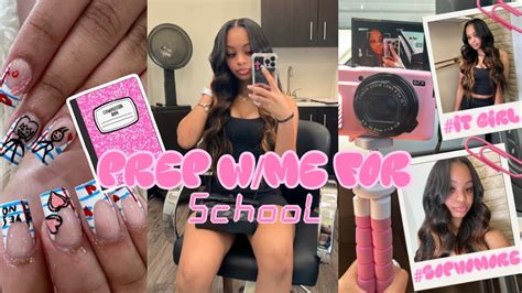 Back To School Maintenance Prep Vlog Hair Nails Lashes 1st Day