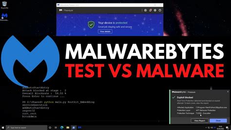 Malwarebytes Test Vs Malware Youtube